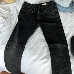 Allsaints black cigarette jeans